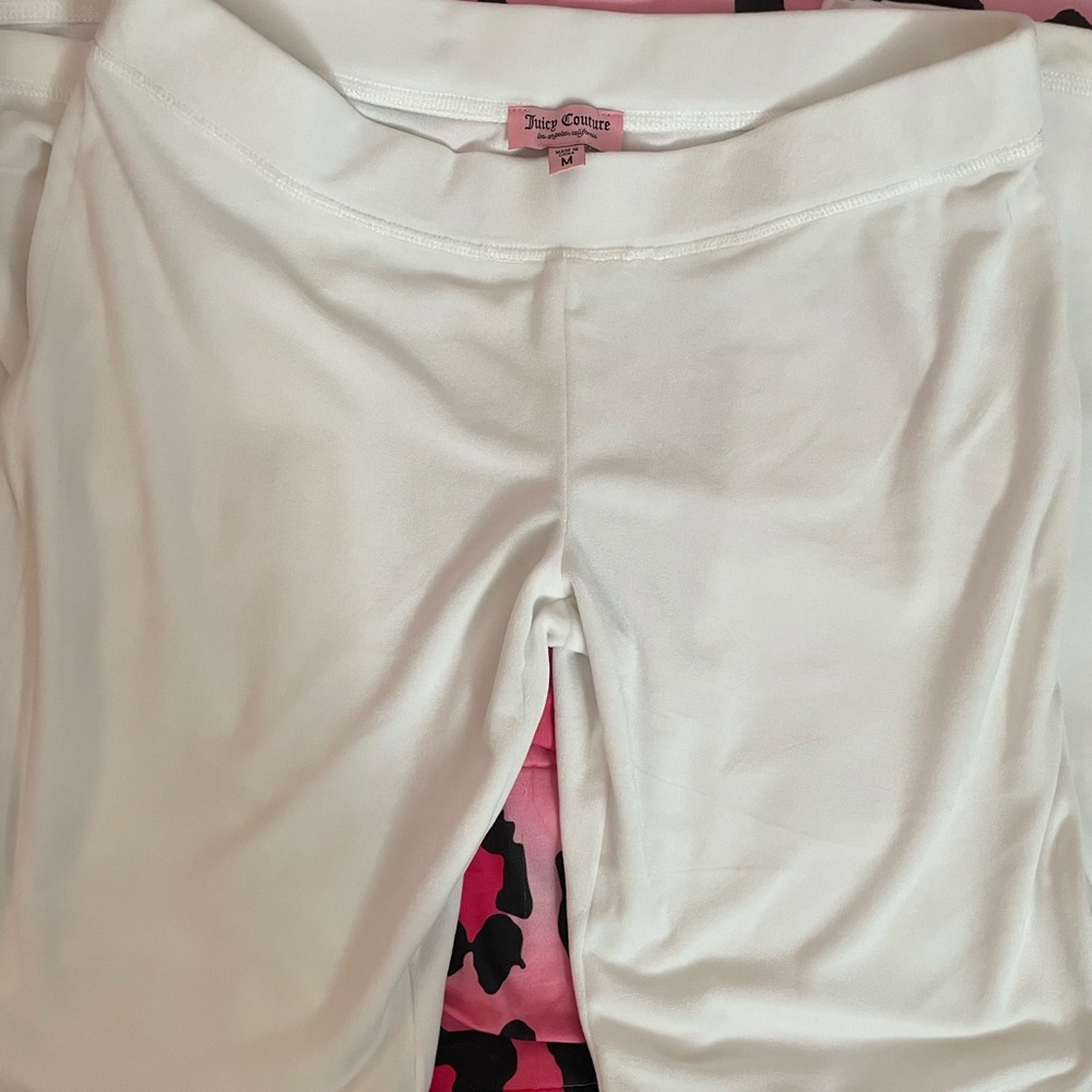 Juicy Couture White Track Pants